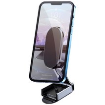 벤투로스 접이식 나노패드 자석 차량용 핸드폰 거치대 계기판거치대 대시보드 대쉬보드 거치대 차량용 스마트폰 마그네틱 벤츠 스파크 쏘렌토, 2.블랙, 1개