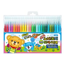 지구화학] 노마르지사인펜 50색, 랜덤, 1세트