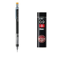 펜텔 그래프렛 샤프 PG509-GD + 아인슈타인 샤프심 B 세트, 0.9mm, 2세트