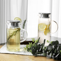 깔끔한 디자인 내열유리 물병 4종, 2.세라픽 물병 1200ml