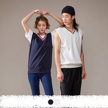 [천삼백케이] [티티뱅크] 스타일 V넥 조끼