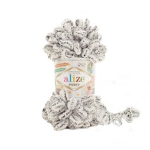 손가락 뜨개질 원사-52 색상 옵션-쉬운 뜨개질-꼬치 없음-바늘 없음-9 미터 100gr - Alize Puffy - Blanket-Rug, (200005536)686