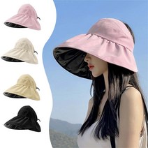 믹스MICS 여성 자외선 차단 모자 햇빛 차단 와이드 넓은 챙 모자 사파리모자 썬캡 선캡 햇빛가리개 여름 아이스 낚시 골프 야외활동 외출 아웃도어 벙거지 페도라