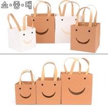 선물용 정사각 종이가방(10p)유치원 생일 선물포장 설날 포장용품 간식, 단일사이즈