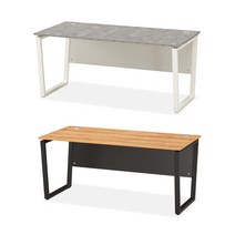 TP 멜론 1600 사무용책상, 블랙프레임:수입/원목