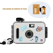 입문용 수동 토이 레트로 빈티지 감성 필름 카메라 필카 다회용 선물 컬러 일회용 기계 플래시 기능 지원 재사용 가능한, 4