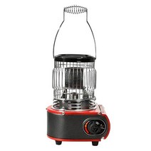 소형등유난로 캠핑등유난로 반사식난로 camp Heater for tent propane heaters for 실내 사용 gas 난방 스토브 야외 캠핑 히터 스토브 손잡이 포함, 빨간색