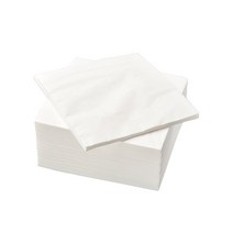 JINGHENG 명스토어 식탁보 이케아 일회용 종이 냅킨 사각스카프 호텔 레스토랑 기예 서양 요리 식기받침 다중 치수, 40*40cm, 화이트100장