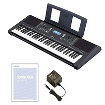 야마하 키보드 PSR-E373 61 건반 622 음색 반주 9 단계 학습 기능 터치 반응, 단일옵션, 단일옵션