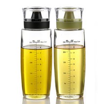 시노글라스 원형 오일병 300ml 블랙 그린 1p