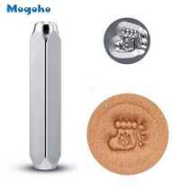 금속각인기 Mogoko-6mm 금속 스탬프 펀칭 도구 알루미늄 가죽 독특한 마킹 기호 펀치 스탬핑 공예, [04] Cross