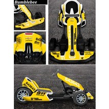 전동카트 고카트 레이싱카트LWYSME-세그웨이 나인봇 전동 카트 데칼 스티커 Go Krt, 06 Bee, 한개옵션1