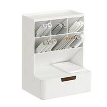 트레이드미 수납 정리 데스크 오거나이저 책상 꽂이, 그린