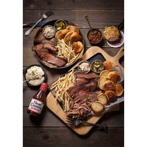 (피가로) 브리스킷 슬라이스 1000g 텍사스바베큐 참나무훈연 / USDA 프라임