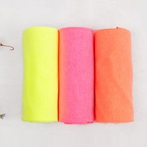 천고아 다이마루원단 형광싱글30수 네온 3종 D00057, 핑크