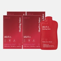 워너랩 쉐딩주스 디톡스 클렌즈 푸룬주스, 60ml, 4개