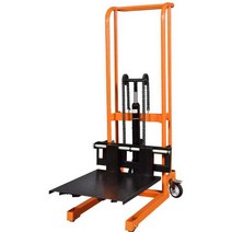 수동 유압 포크 소형 지게차 리프트 미니 핸드 리프팅, 260kg 유압 리프트 1.1m