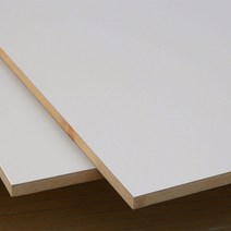 큐브프레임 두께18mm 마리그레이 MDF재단 LPM합판 목재재단 나무판넬, 테두리:니게르화이트