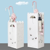 인테리어 모던 화이트 사각 빗물받이 우산꽂이 정리보관함 유치원 집들이 개업식선물, 1.베이직우산（M）