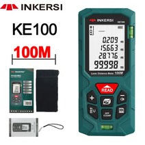 INKERSI-레이저 거리 측정기 40 100M 120M 레이저 줄자 고정밀 디지털 건설 룰렛 Trena, [10] KE100 100M
