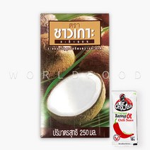 월드푸드 태국 차오코 코코넛 밀크, 1개 (칠리10g묶음), 250ml
