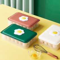 깔끔한 냉장고정리 계란트레이 계란보관함 정리함 에그트레이, 화이트