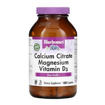 [블루보넷] 블루보넷 칼슘 시트레이트 마그네슘 비타민 D3 캐플렛, 180정, 3개