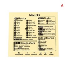 고주파실링기 컴퓨터 참조 키보드 단축키 스티커 Windows PC 노트북 데스크탑 라이트룸 Macbook 용, [14] as pic