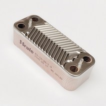 판형열교환기 스테인레스 가정용 소형 난방 물콘, 3호 플랫 크로스 플로우 154mm 12겹