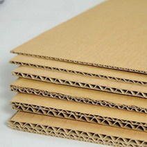 평골판지 두꺼운 5 6 공예 박스지 판 10매 8mm 용지 골판지 보드 미술, 07 7단 8mm 40x80cm (10장)