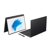 LG 그램 360 16인치 터치스크린 인텔 i7 탑재 16GB 512GB WIN10 블랙 사무용 대학생 학생용 가벼운 노트북, 16T90P-KAE7U1, 코어i7, WIN11 Home