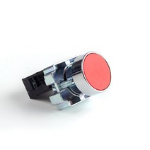 이중전환스위치 22mm XB2-EA 금속 푸시 버튼 스위치 시작/중지 검정/흰색 화살표 10A/415V 셀프 리셋/순간, 03 Red