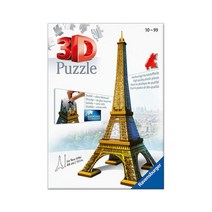 아트박스/피에스컴퍼니 R125562 3D 퍼즐 - 에펠탑 224pcs, 단품, 옵션선택:본품