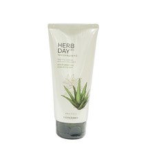 더페이스샵 허브데이 365 마스터 블렌딩 클렌징 폼 알로에 & 그린티, 170ml, 5개