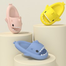 상어슬리퍼 거실 층간소음 쿠션 슬리퍼 상어 실내화 학생슬리퍼, 3CM, 핑크