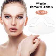 목세로주름 세로목주름 일일일팩 눈밑주름패치 목주름팩 실리콘팩 재사용 가능한 실리콘 얼굴 리프팅 지 않는 패치얼굴 이마 목 눈 스티커 패드 주름 방지 노화 피부 스킨 케어, 01 3pcs