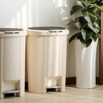 회사 사무실 사각 반원형 분리수거함 4P세트 30L 대형 재활용 탕비실 캔, 리스토 휴지통 (사각 30L 브라운 4p), 휴지통_사각 30L 브라운 4p