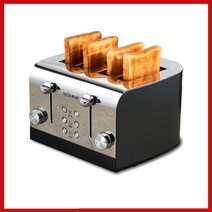 4구토스트기 업소용 토스트기계 베이글 식빵 고품질 4 pcs 스테인레스 스틸 토스터 아침 식사 기계 소비자 및 상업용 토스터 49, a