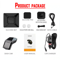 car dvr full hd 1080p dash camera auto camera dash cam cycle recording night vision video recorder d, 검은 색, 없음