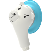 JW 펫 힐링 흰둥이 캐릭터 샤워기 강아지 고양이 샤워헤드