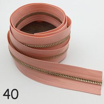 Meetee 1/3M 3 금속 지퍼 코드 로딩 코일 골드 치아 의류 지갑 수리 키트 DIY 바느질 소재, 10 40_01 3#_02 3M3pcsSilder