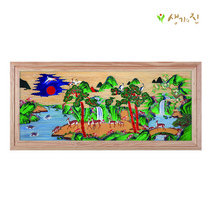 생기의집 액운 막고 무병장수 기원하는 생기그림 십장생도 / 2가지 사이즈 풍수 인테리어 액자
