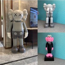 조형물 큰 대형 동물 모형장식 츄트카우스 참깨거리 캐릭터 레드 피규어 유리강 조각상 점포, 39 하늘색