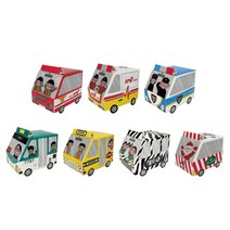 [오피스스쿨] 토단 우리동네 직업 이동수단 만들기 1인세트 7종 택1 DIY 종이자동차, 1인세트_사육사