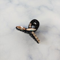 SUNNYDAY 1+1 2개입 세트 국산 미니 큐빅 꼬임 헤어집게핀 앞머리 옆머리 고정 포인트 집게핀 헤어핀 머리핀 삔 TT7