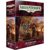 Fantasy Flight Games 아컴 호러 카드 게임 스칼렛 키 조사자 확장판 | 미스터리 협동 1-4인용 평균 플레이 시간 1-2시간 제작, The Scarlet Keys Campaign Expa