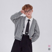 [베리클로젯] 홈런볼 스트라이프 가디건