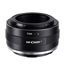 K&F Concept 렌즈 마운트 어댑터 TAM-L 매뉴얼 포커스, 0 Black