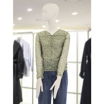 주크 (행사) [주크] 플라워 셔링 블라우스 (Z232MSM017)