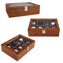 온새미 고급 원목시계보관함 시계상자 정리함 8구 10구 12구 모음